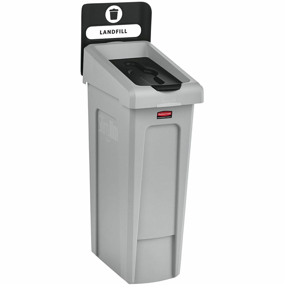 Rubbermaid Commercial Slim Jim Recycling Station 1-Stream