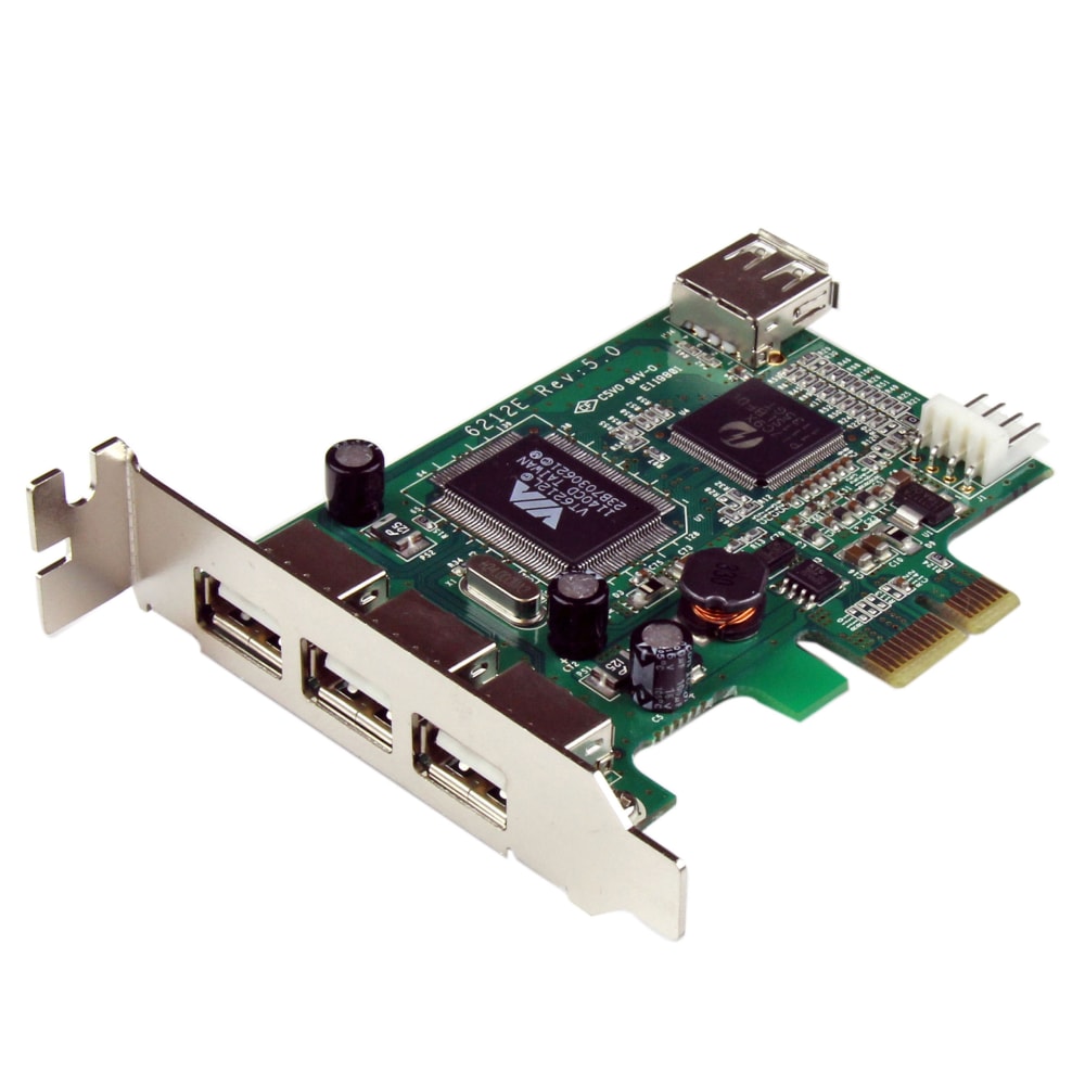 StarTech.com 4-port PCI Express LP USB Adapter Card
