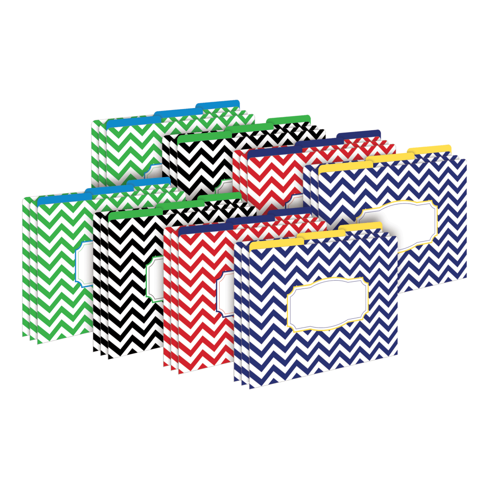 Barker Creek Tab File Folders, Letter Size, Nautical