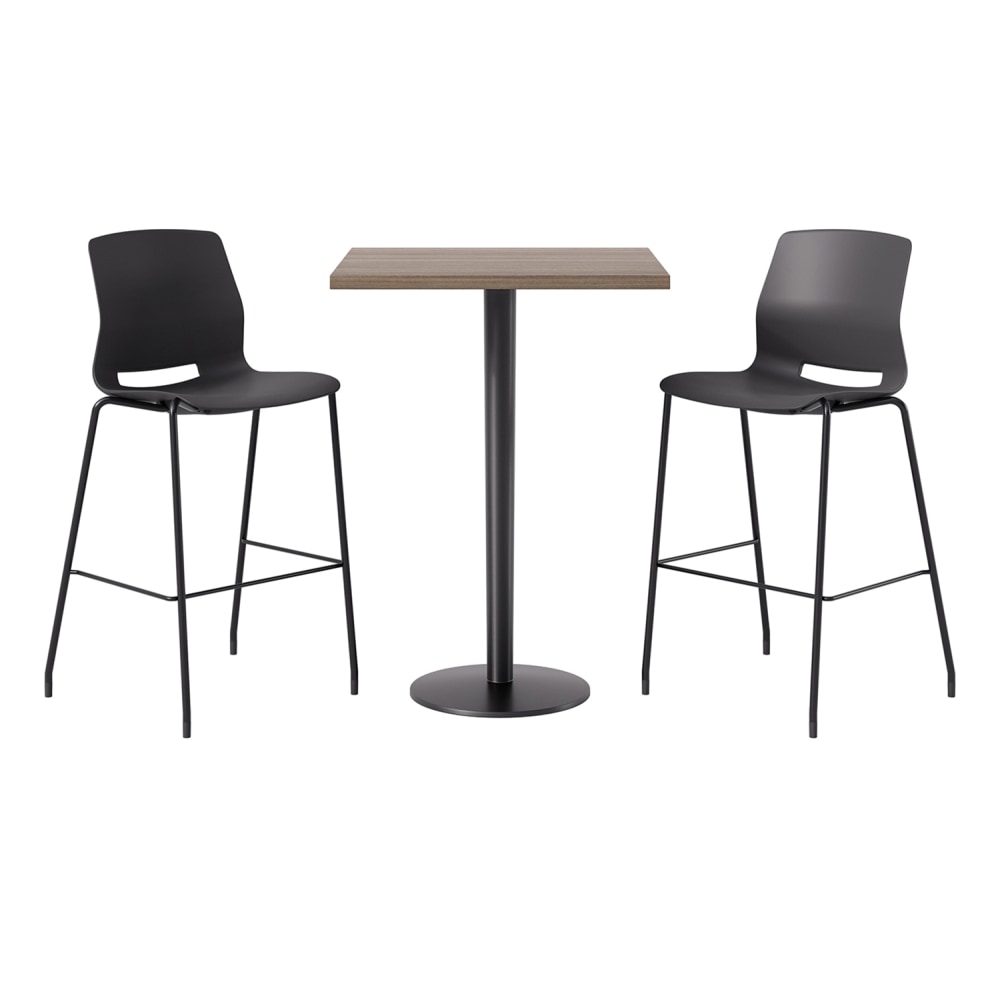KFI Studios Proof Bistro Square Pedestal Table, Includes
