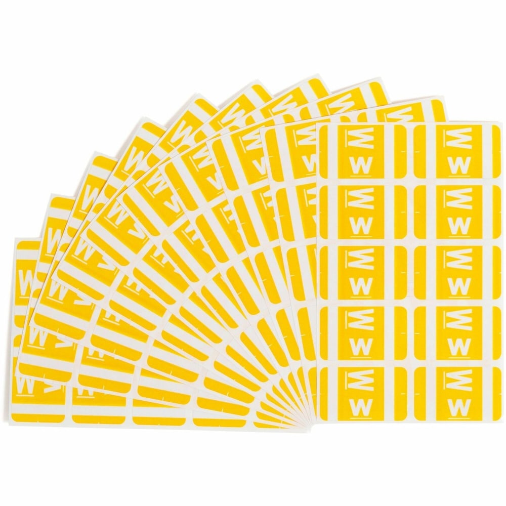 Smead® ACCS Alphaz® Permanent Color-Coded Label Refill Pack,