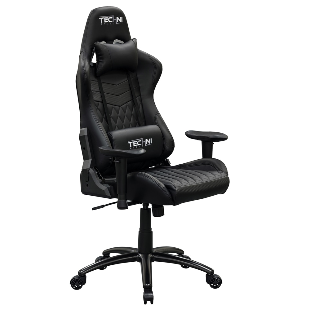 Techni Sport TS51-BK Ergonomic Faux Leather Computer Gaming