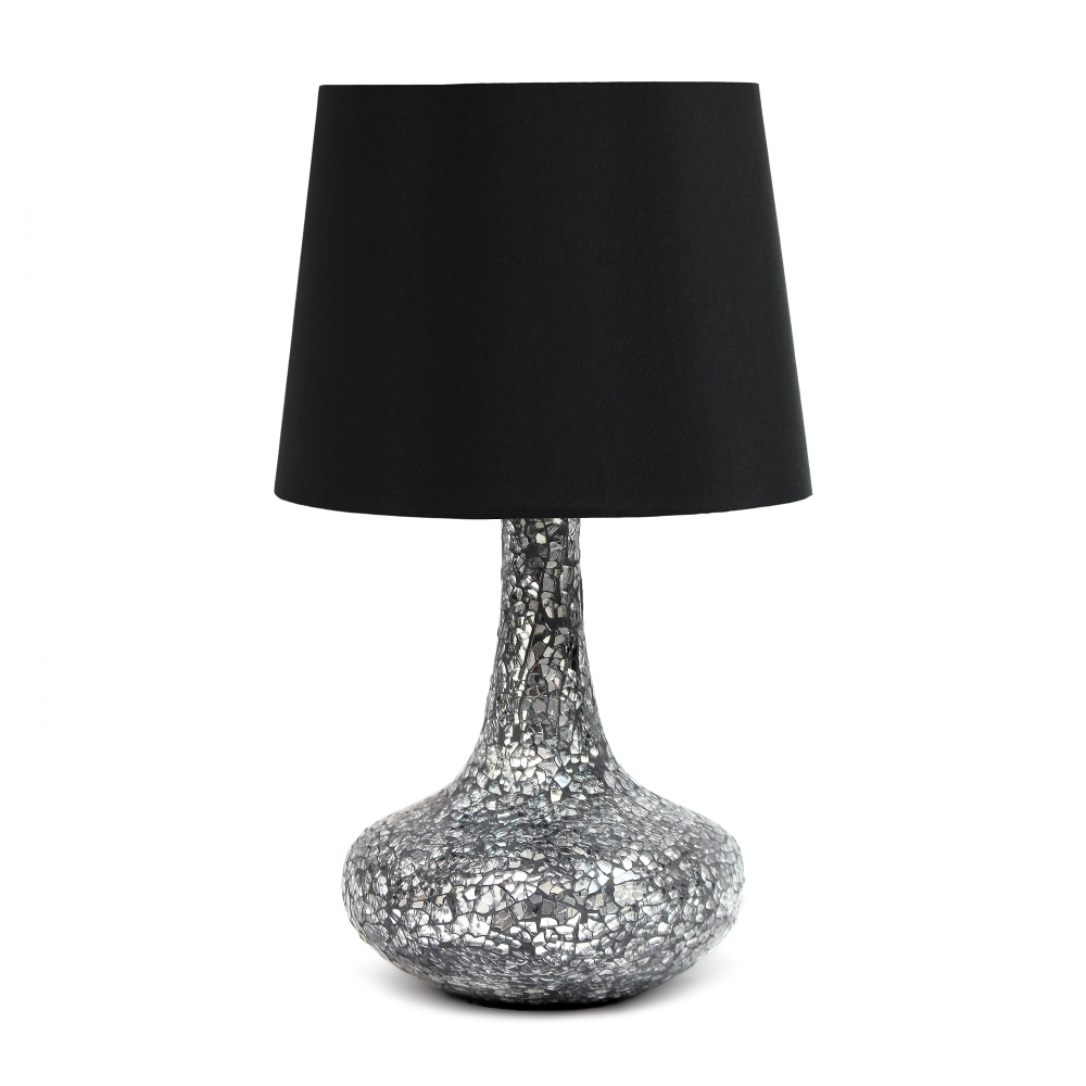 Simple Designs Mosaic Tile Table Lamp, 9 1/4"H,