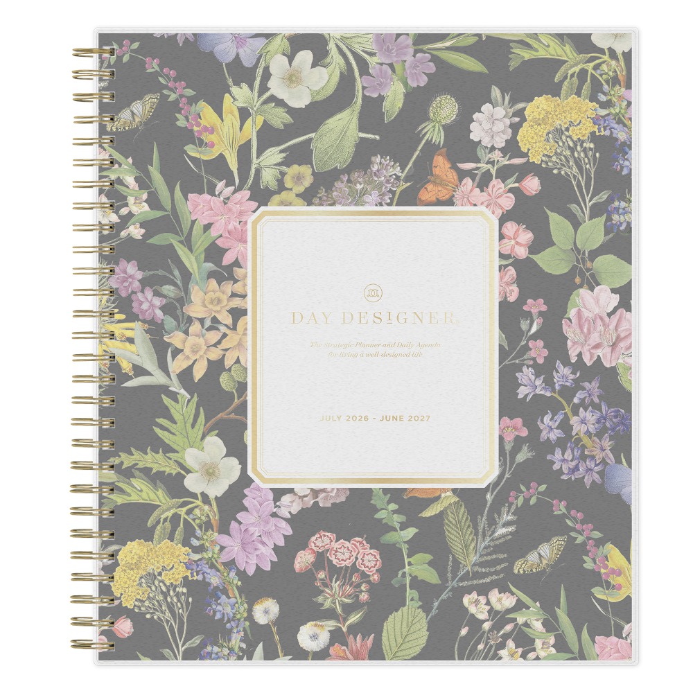Planning Calendar DD Butterfly Garden Black PP 8x10