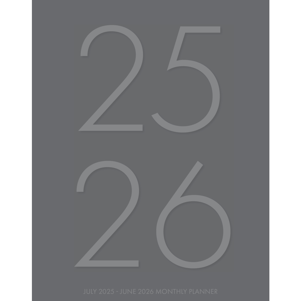 2025-2026 Willow Creek Press Monthly Academic Booklet Planner,