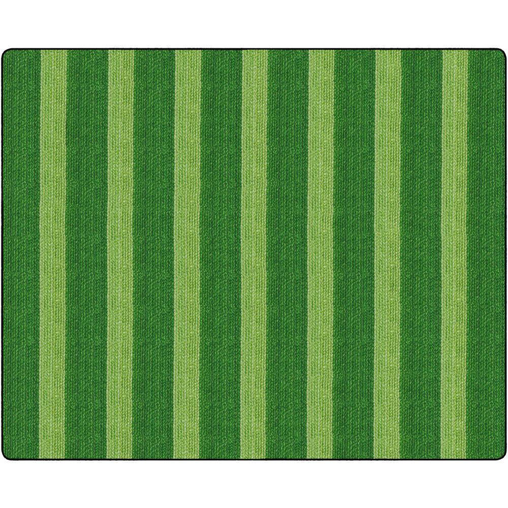 Flagship Carpets Basketweave Stripes Classroom Rug, 10 1/2&#x27;
