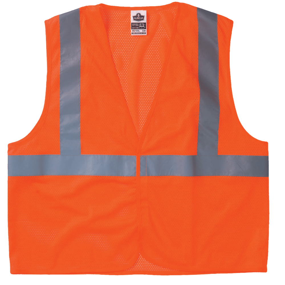 Ergodyne GloWear® Safety Vest, 8210HL Economy Mesh Type-R