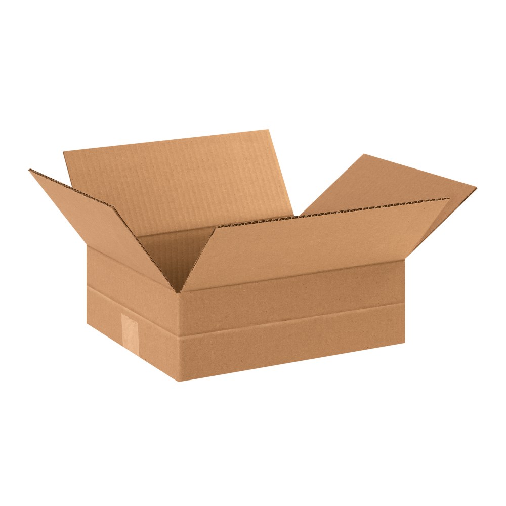 Partners Brand Multi-Depth Corrugated Boxes, 12" x 10"