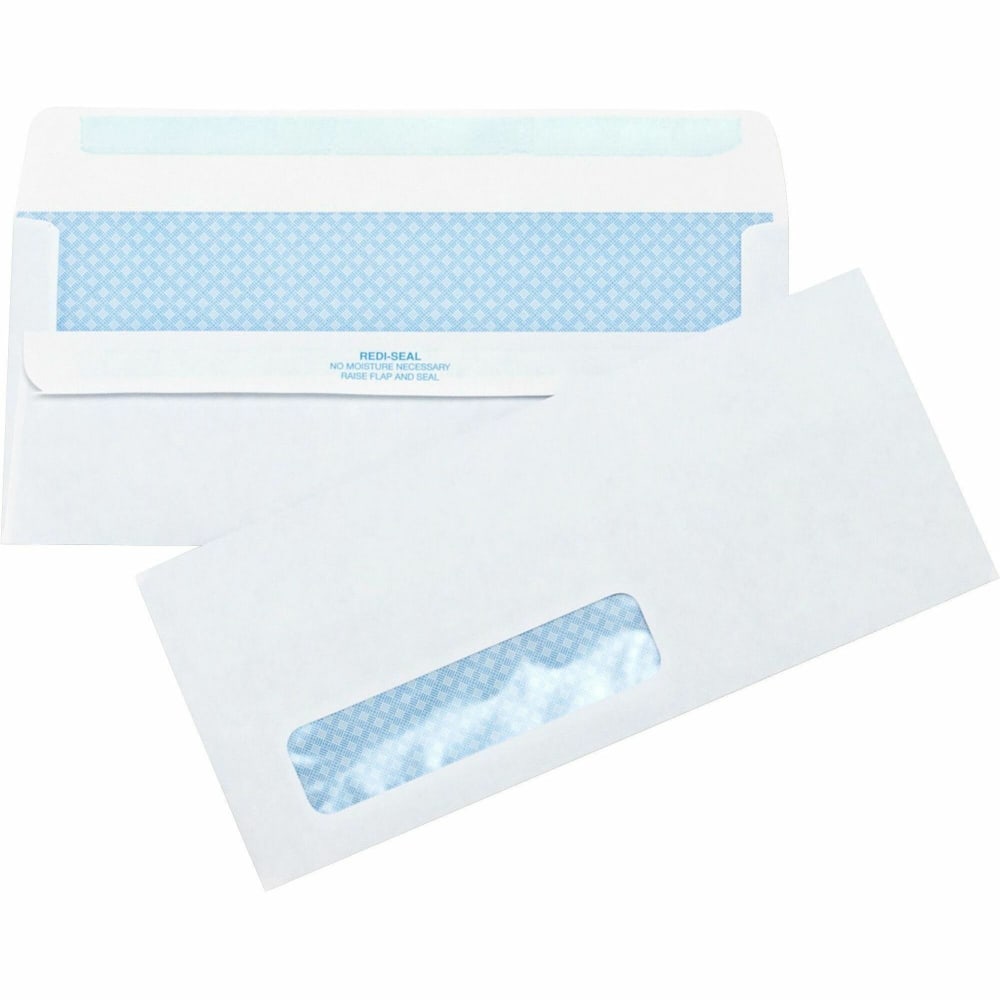 Business Source No.10 Standard Window Invoice Envelopes -