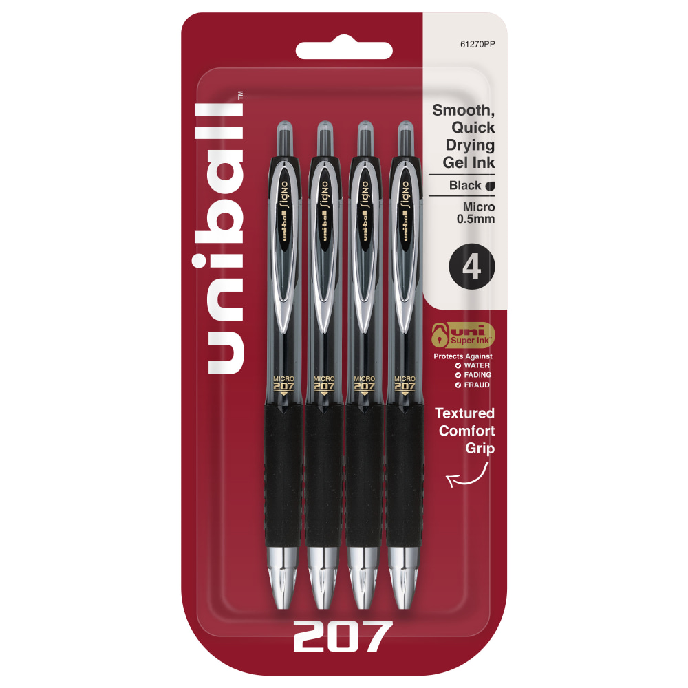 uni-ball® Signo Gel 207™ Retractable Gel Pens, Micro