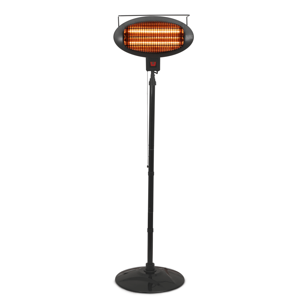 Black+Decker Patio 1500W Electric Heater, 82-11/16”H x 19-11/16”W