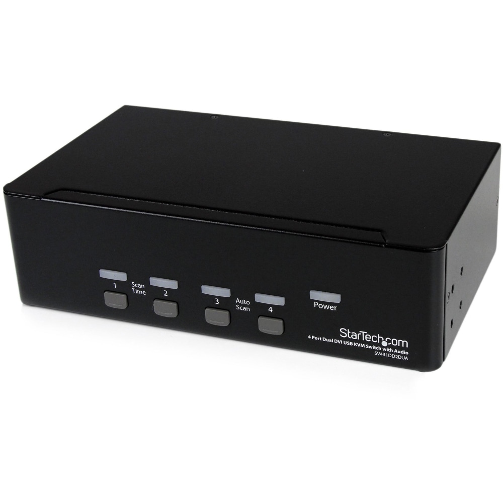 Tripp Lite B042-004 Switch KVM 4-Porte - Montaggio Rack 1U - Controllo Fino A 4 Computer Con VGA E USB/PS2