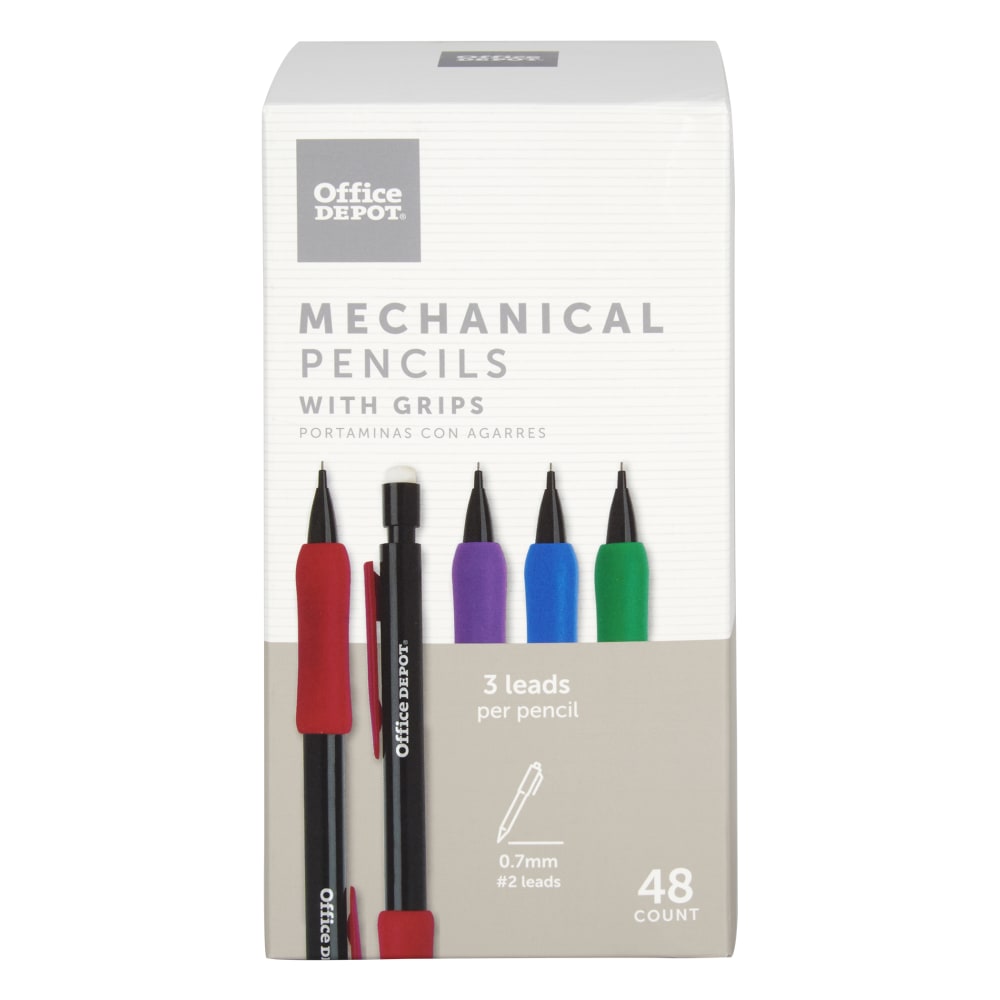 Office Depot® Brand Mechanical Pencils With Comfort Grip,