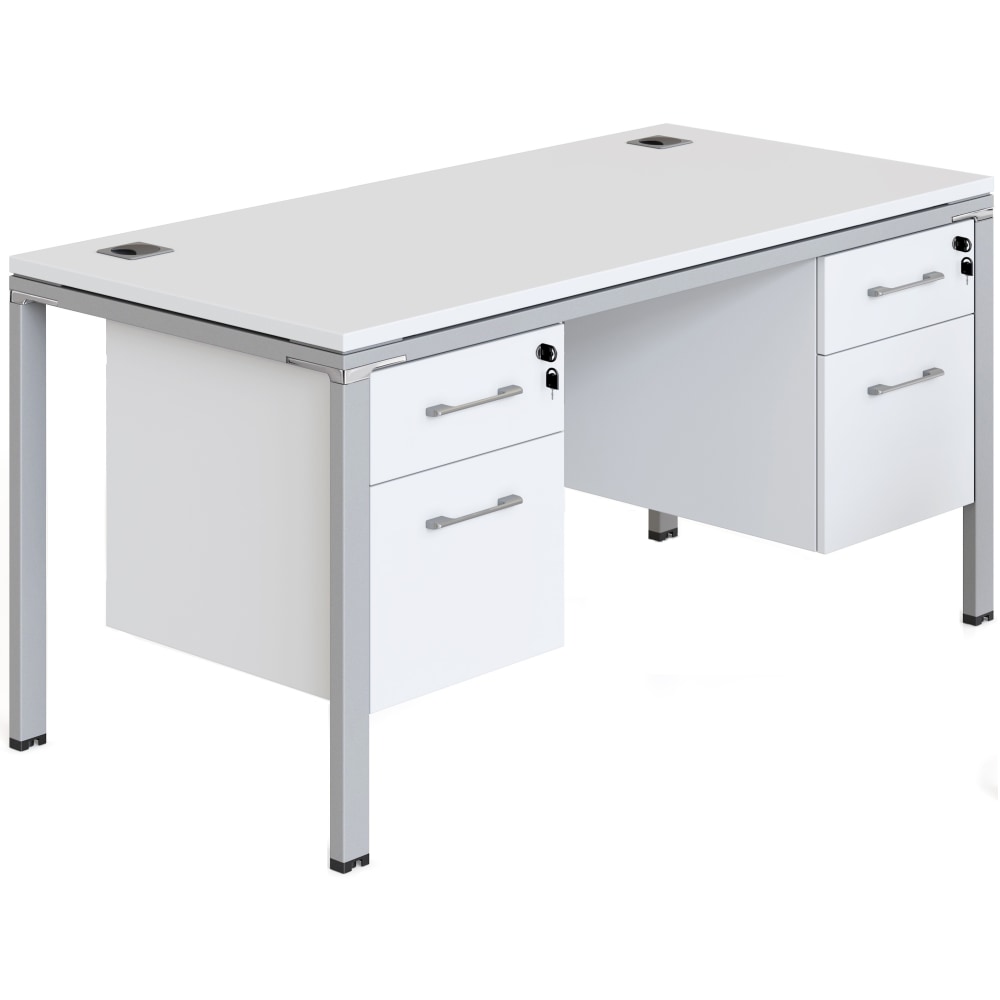 Boss Office Products Simple System Workstation Desk With