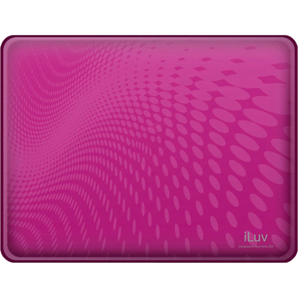 iLuv Flexi-Clear iPad® 1G Case, Pink Dot Wave,