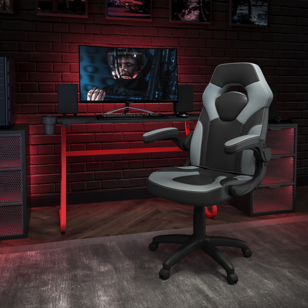 Flash Furniture Gaming Desk And Racing Chair Set