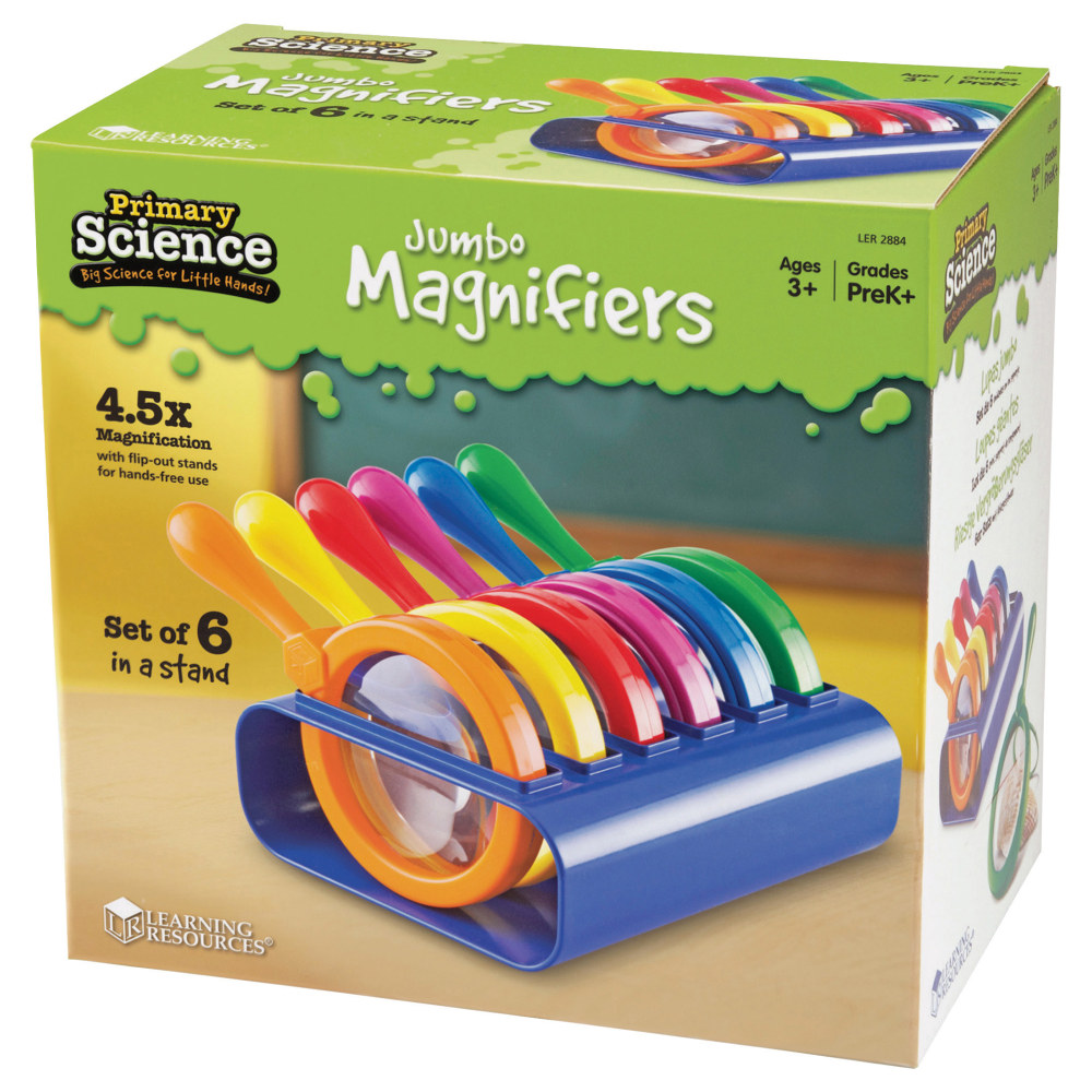 Learning Resources® Primary Science Jumbo Magnifiers, 4