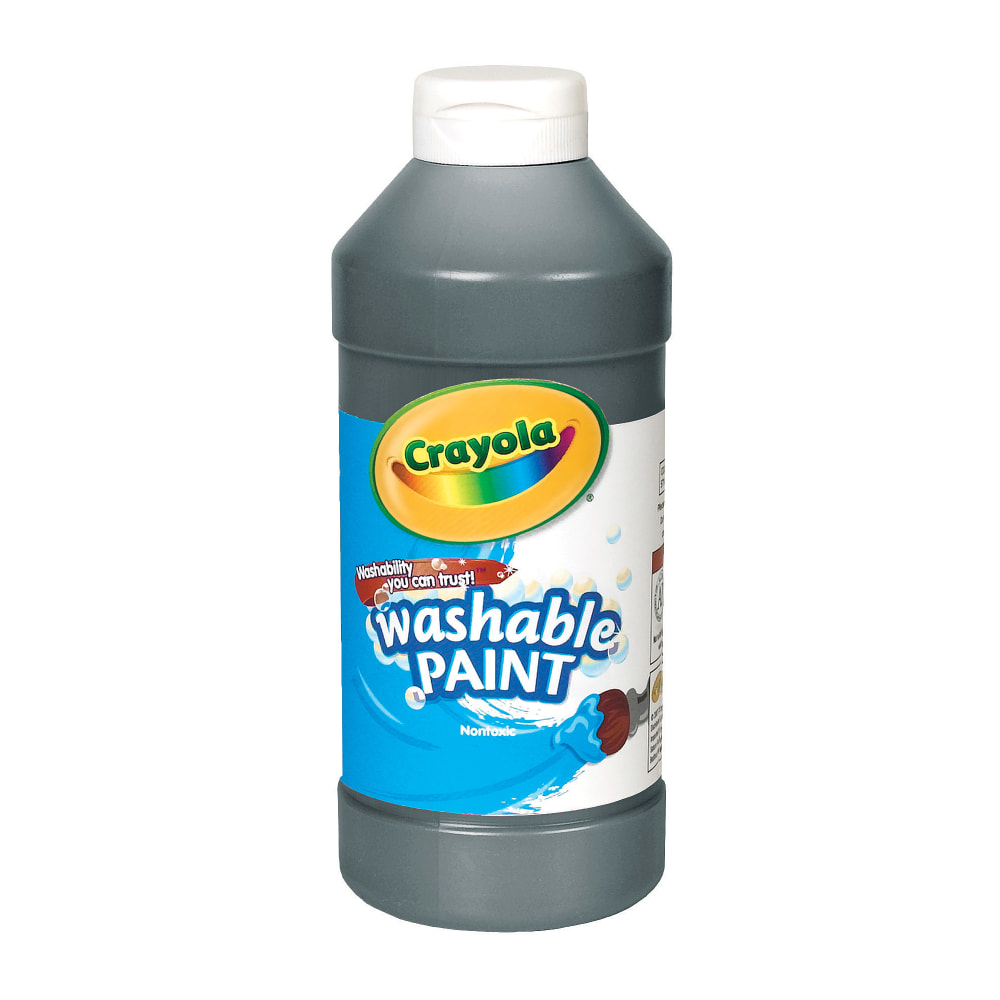 Crayola® Washable Paint, Black, 16 Oz