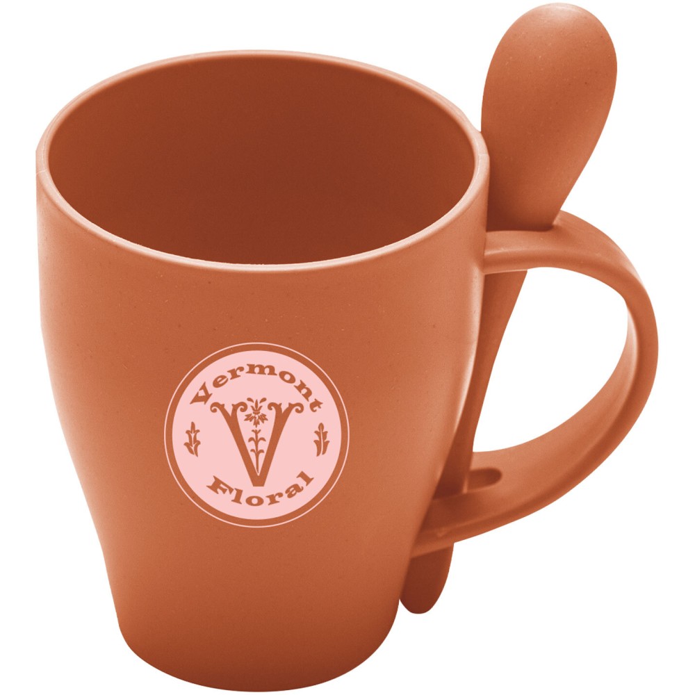 Custom Harvest Spooner Mugs, 12 Oz, Set Of