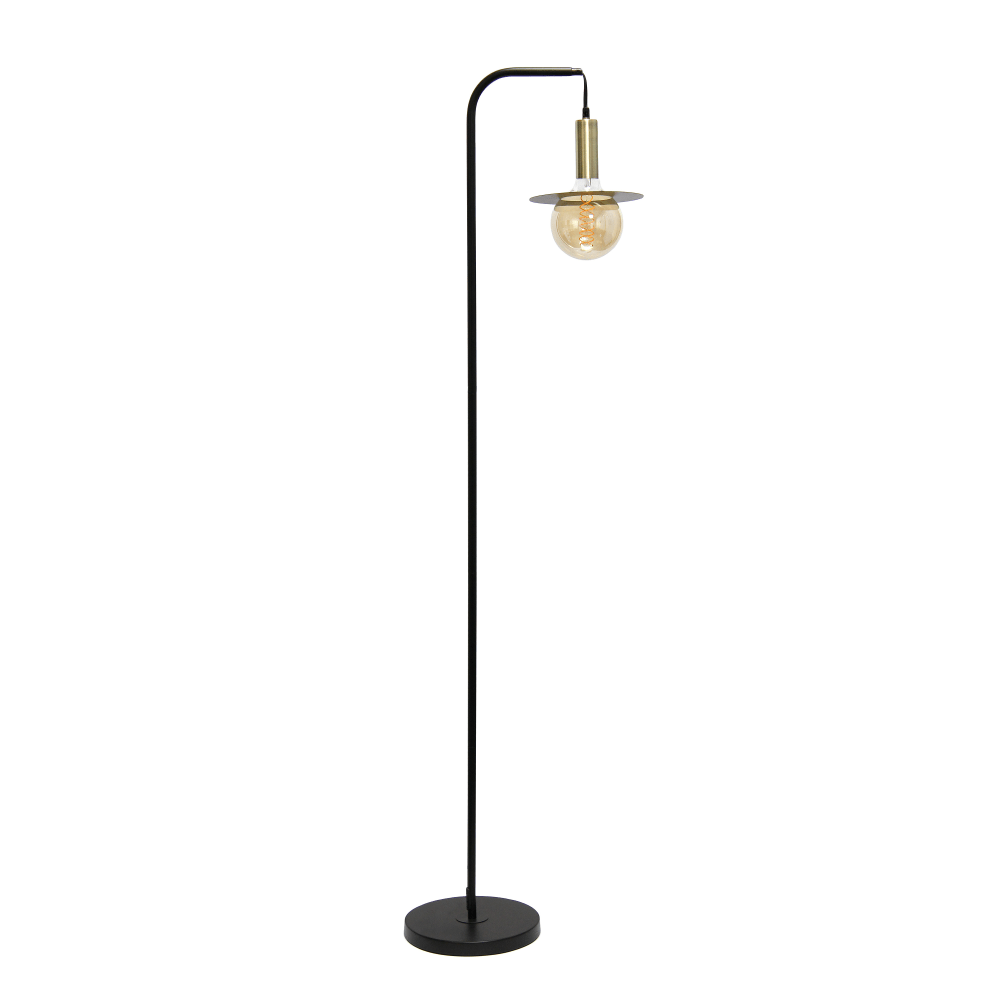 Lalia Home Oslo Floor Lamp, 61"H, Black