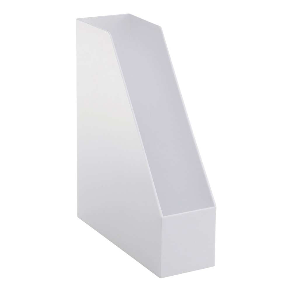 Realspace® White Plastic Magazine File