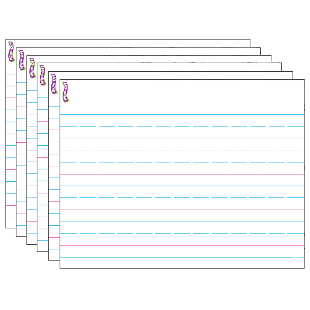Trend Handwriting Paper Wipe-Off Charts, 17" x 22",