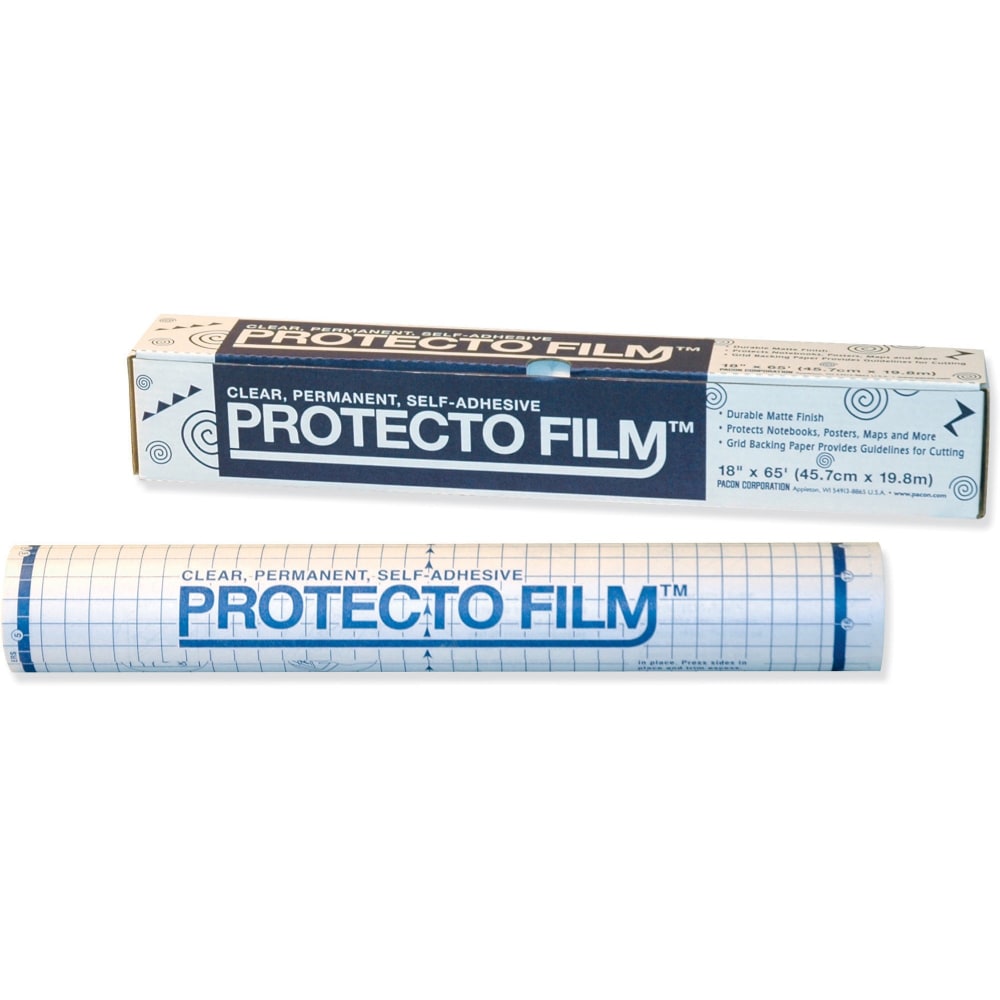 Pacon® Clear Protecto Film, 18" x 65&#x27;