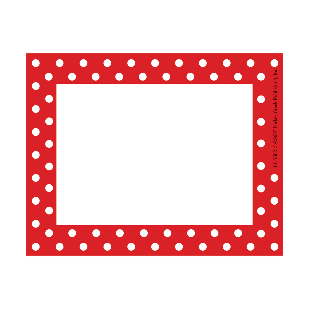 Barker Creek Self-Adhesive Name Badge Labels, 3 1/2”