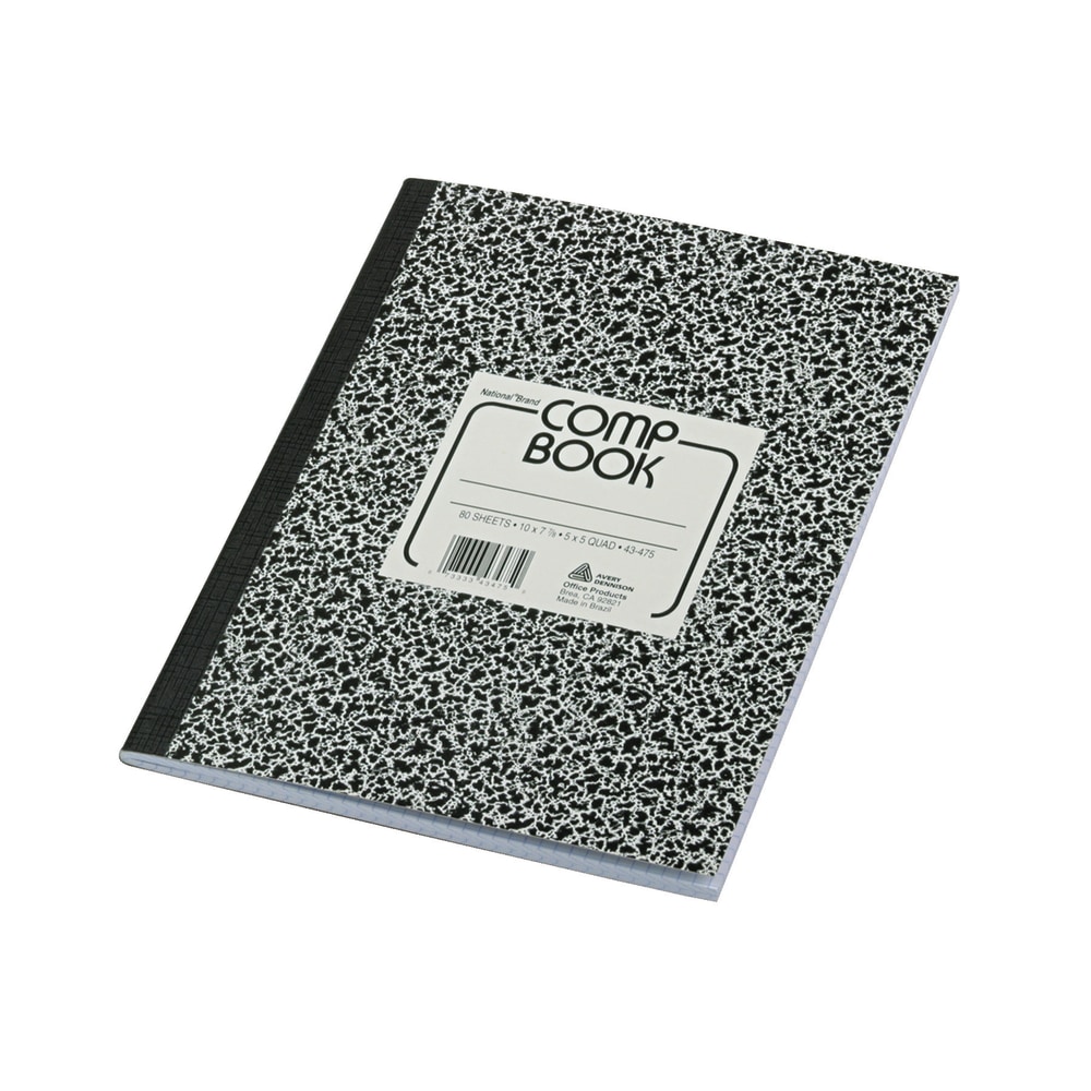 Rediform National 1 subject composition book. 80 sheets,