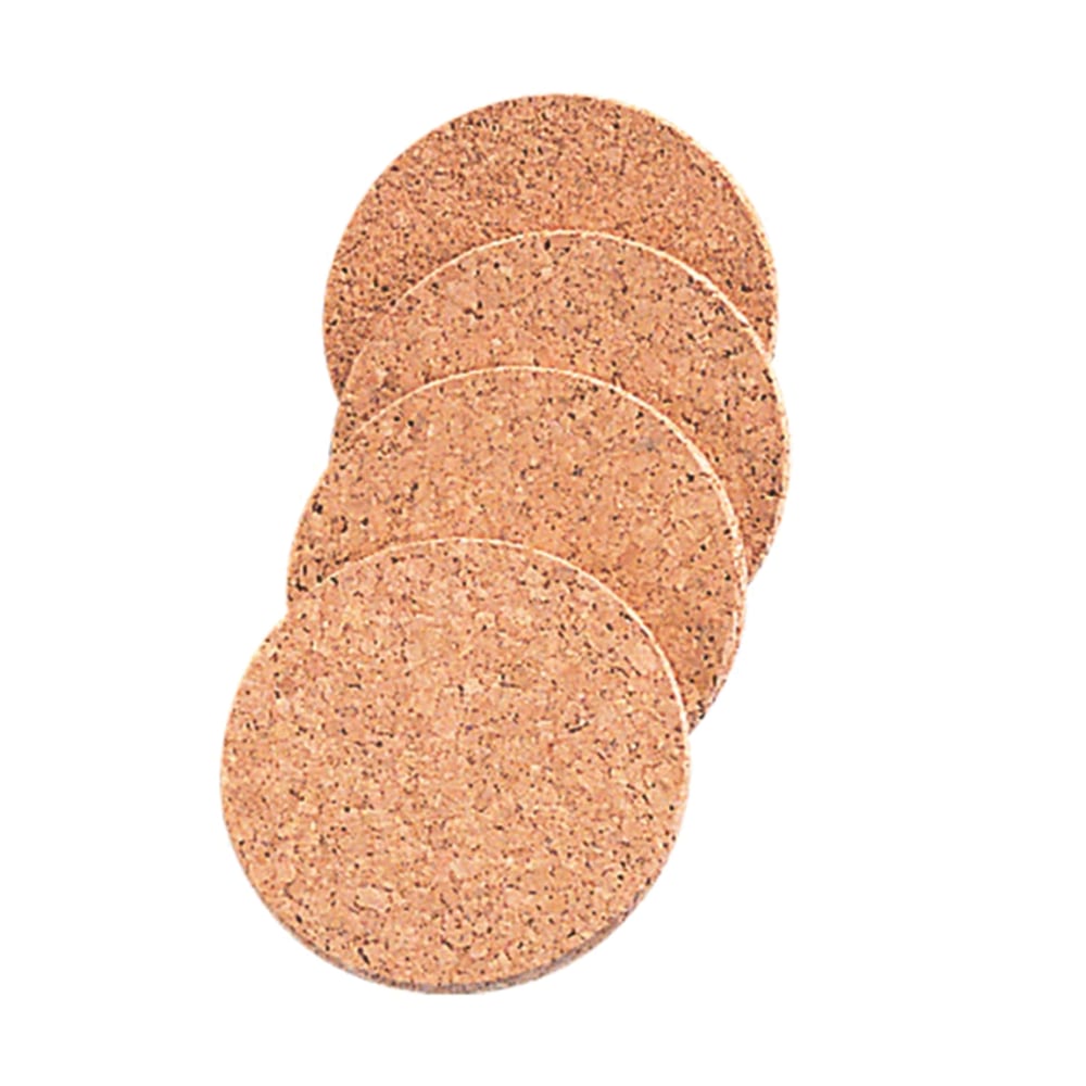 Better Houseware Natural Cork Coasters, Beige, Set Of
