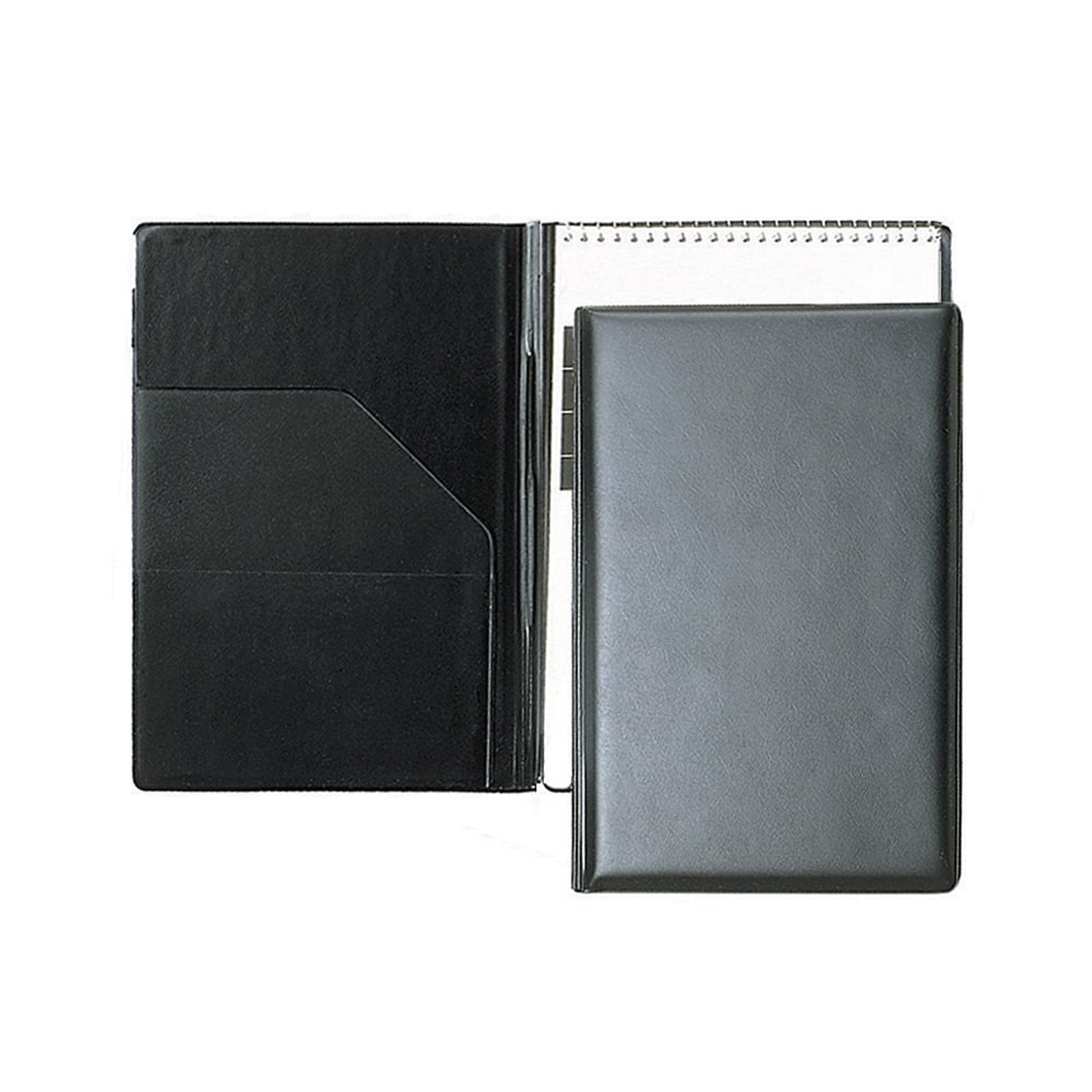 SKILCRAFT® Steno Pad Holder, 6" x 9", Black