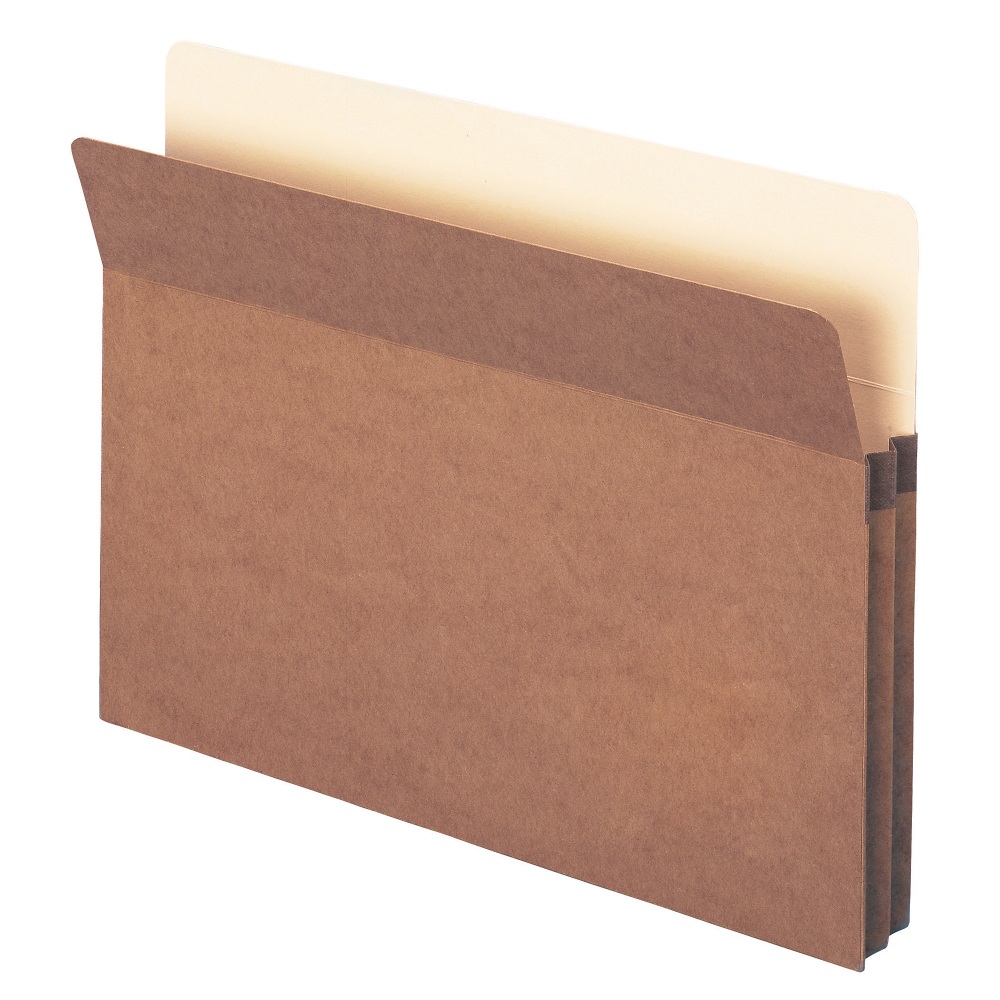 Smead® Expanding File Pockets, Redrope, 1 3/4" Expansion,