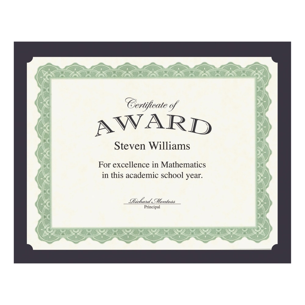 Geographics Recycled Certificate Holder - Navy - 30%