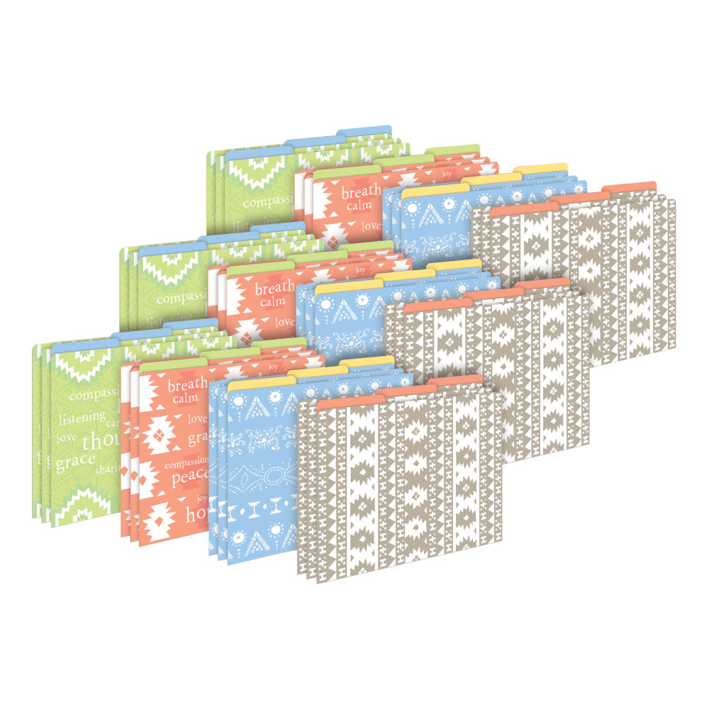 Barker Creek Tab File Folders, Letter Size, Thoughtfulness,