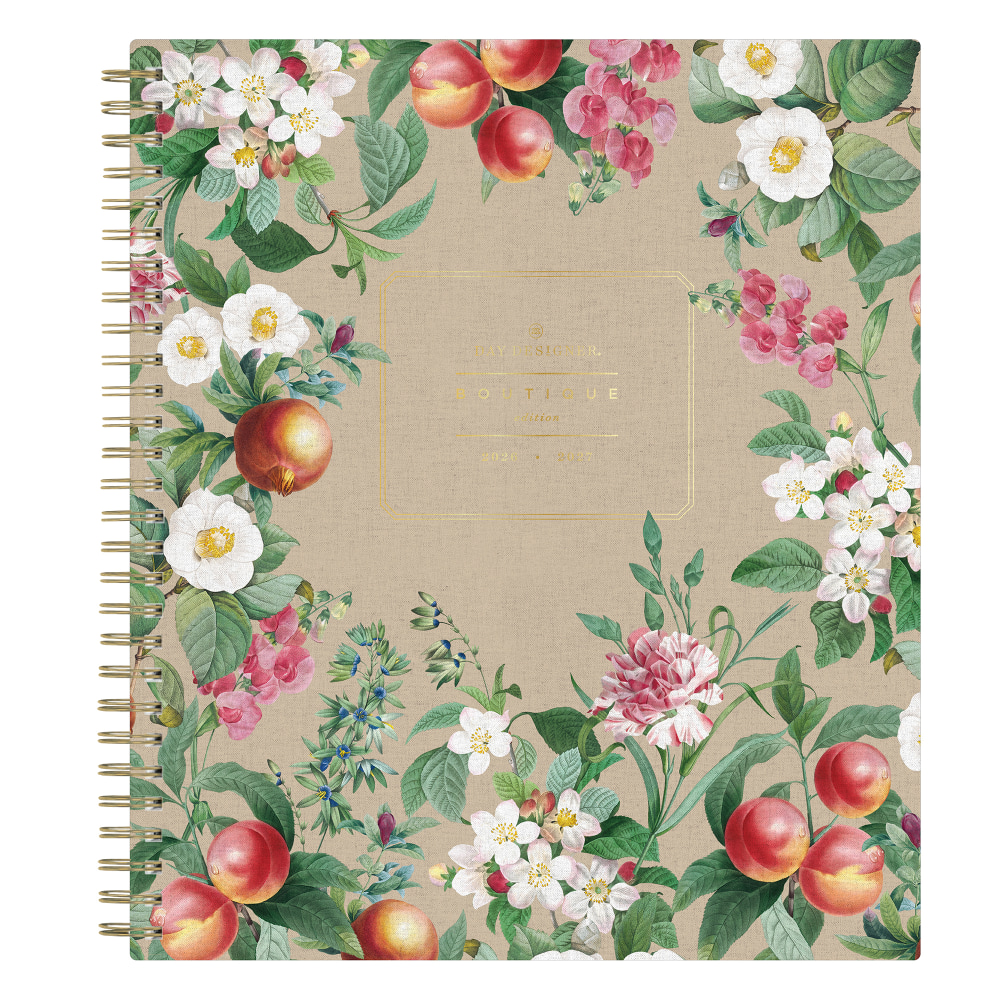 Boutique Planner DDB Firenze Taupe Linen 8x10 AY26–27