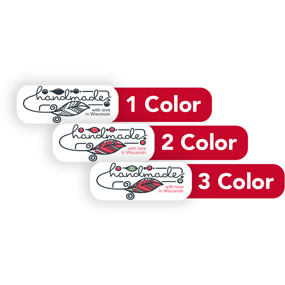 Custom 1, 2 Or 3 Color Printed Labels/Stickers,