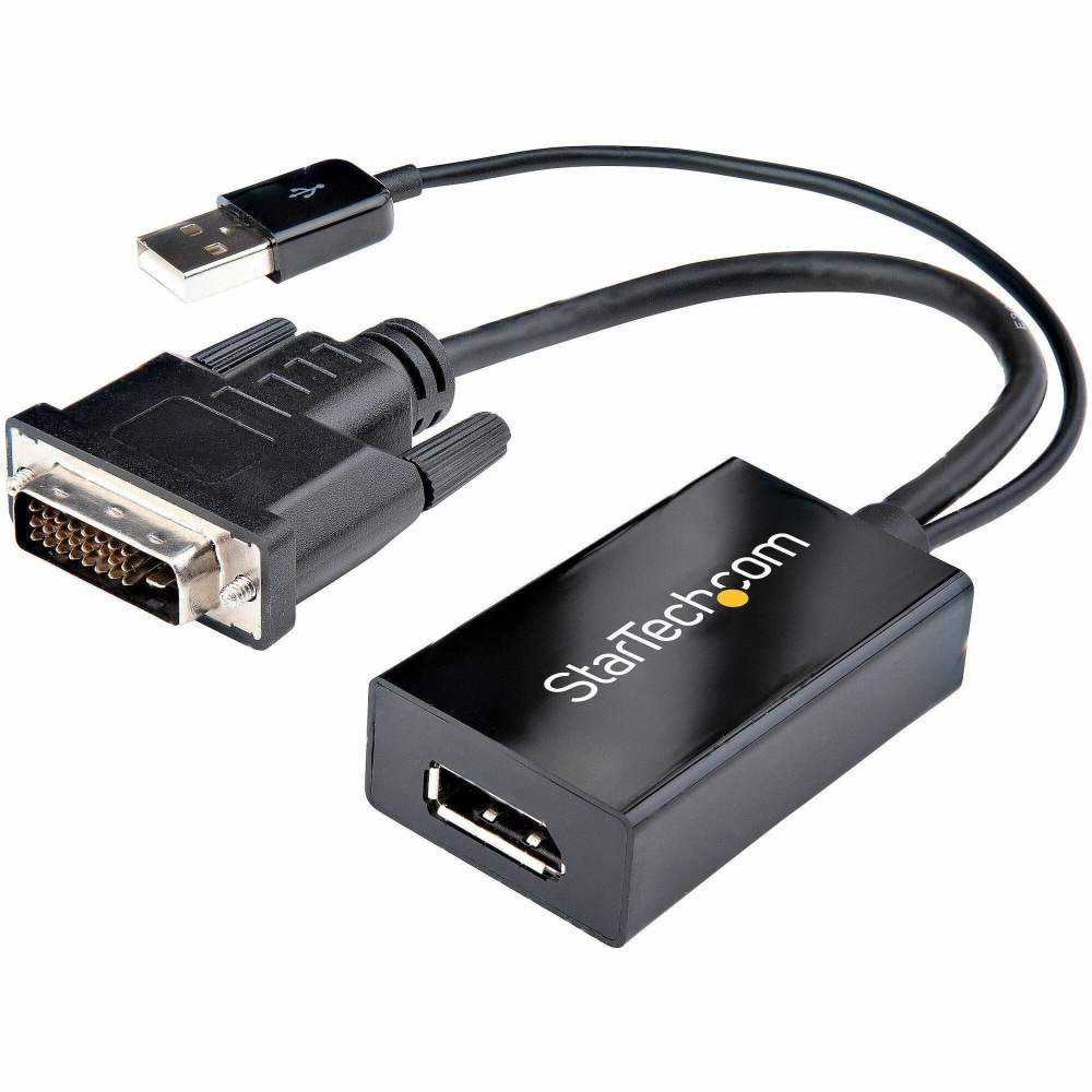 StarTech.com DVI to DisplayPort Adapter with USB Power