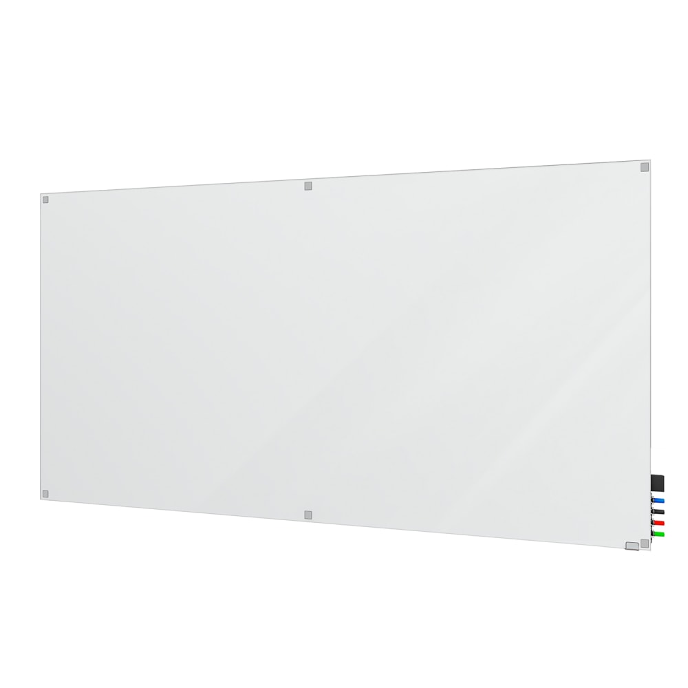 Ghent Harmony Non-Magnetic Dry-Erase Whiteboard, Glass, 48” x