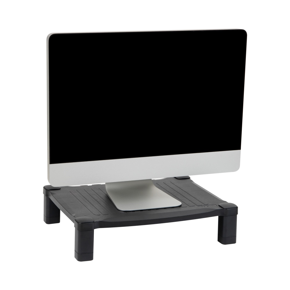 Mind Reader Adjustable Monitor Stand, 4"H x 13-1/4"W