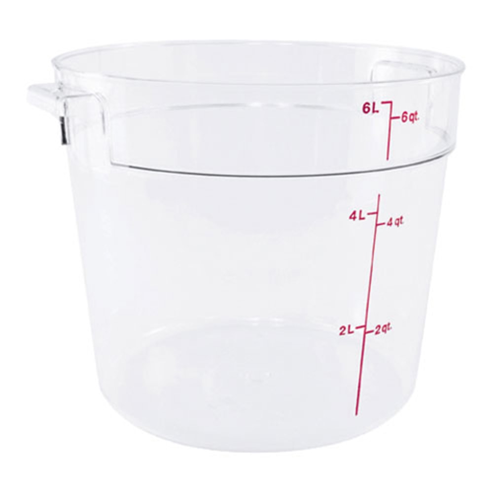 Cambro Food Storage Container, 6 Qt, 7 3/4"H