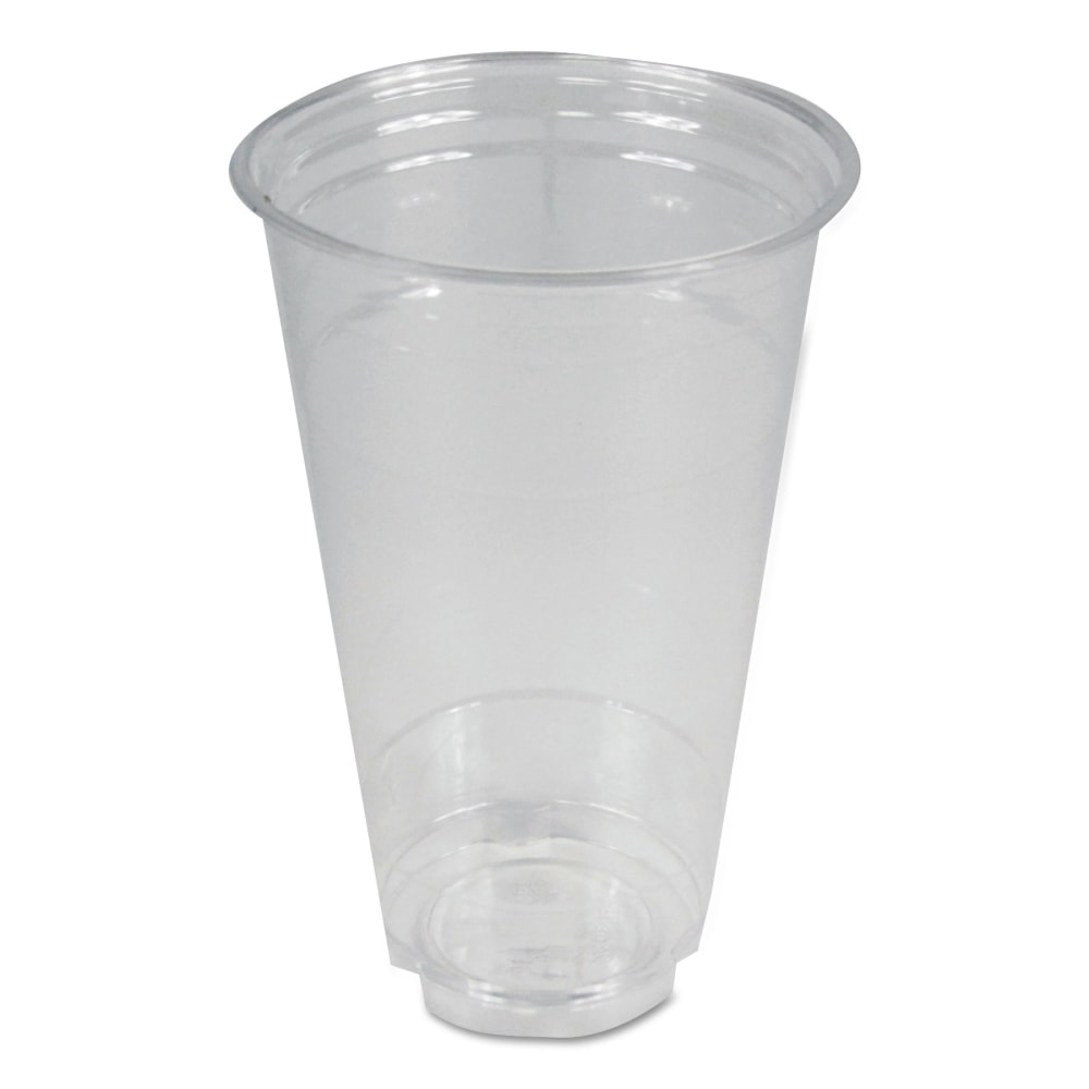 Boardwalk® Plastic Cold Cups, 24 Oz, Clear, Pack