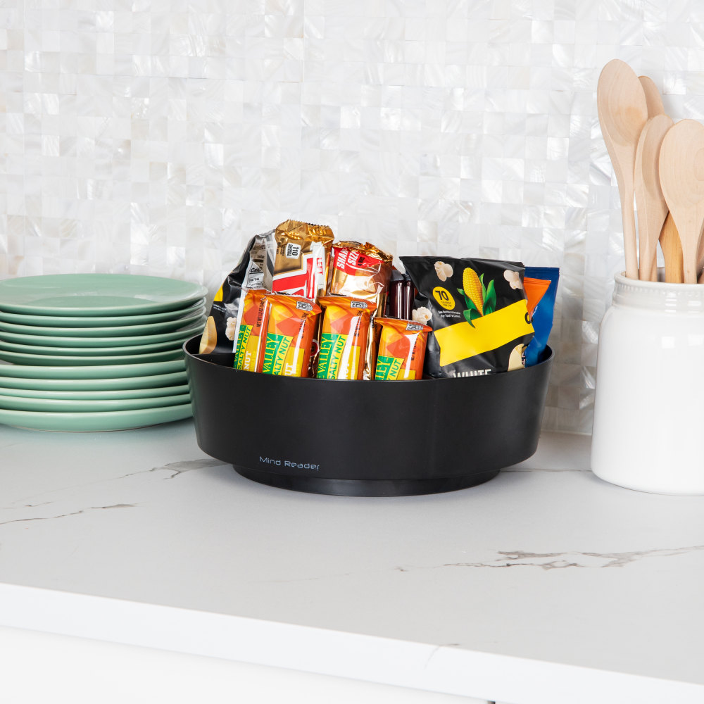 Mind Reader Snack Carousel Countertop Organizer Condiment Holder,