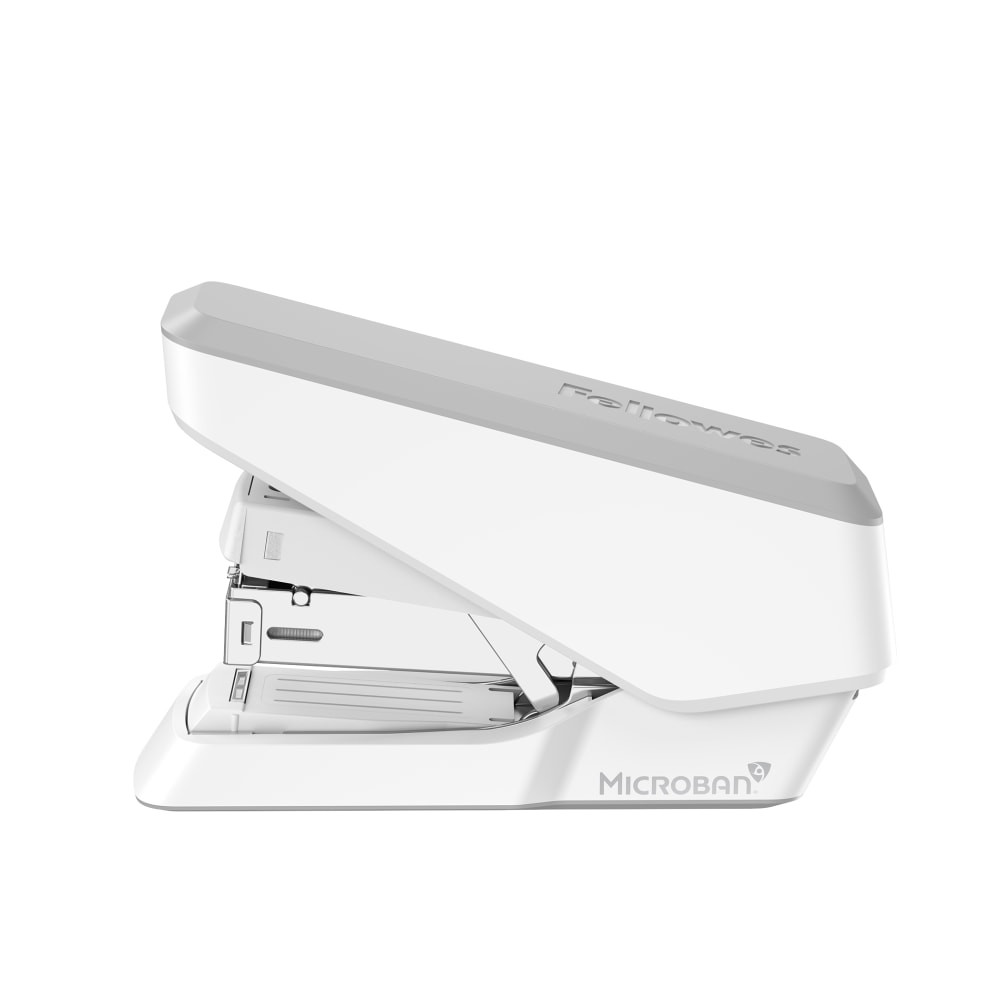 Fellowes® LX860 EasyPress Half Strip Stapler, 5-3/8", White
