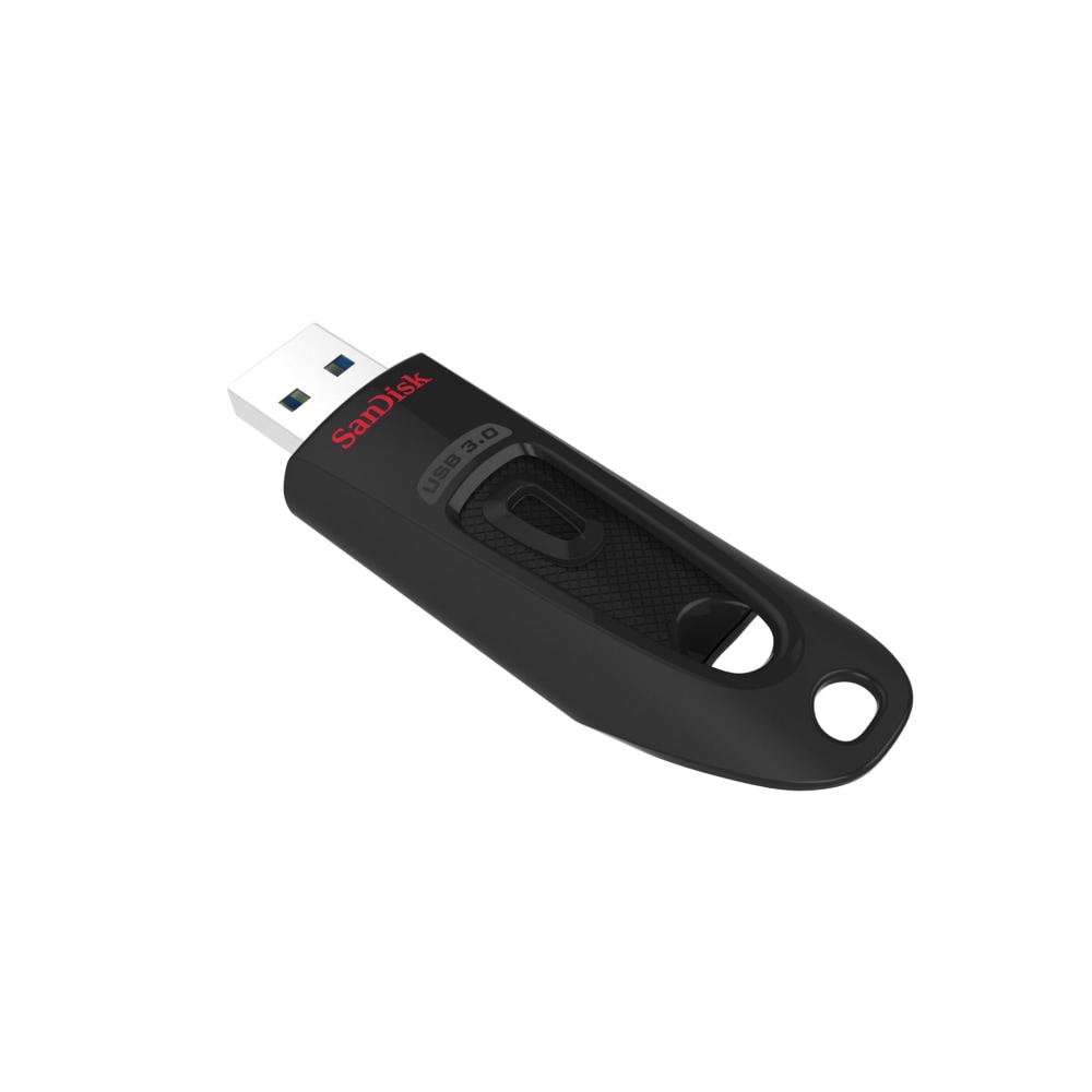 SanDisk® Ultra USB 3.0 Flash Drive, 64GB, Black
