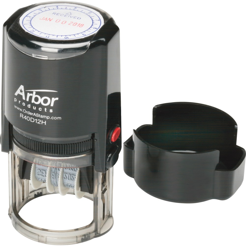 SKILCRAFT® Self-Inking Received Time/Date Stamp (AbilityOne
