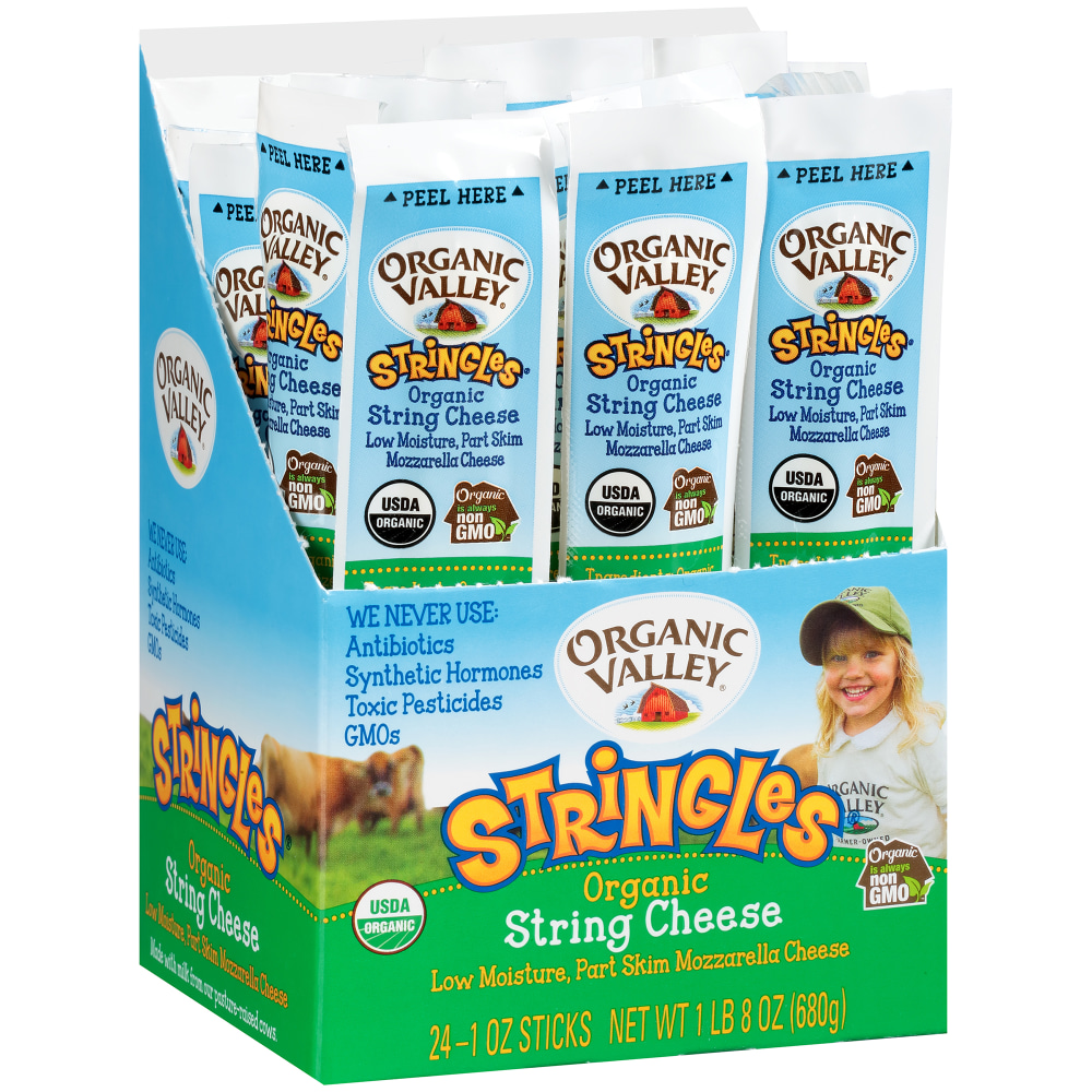 Organic Valley String Cheese, 1 Oz, Pack Of