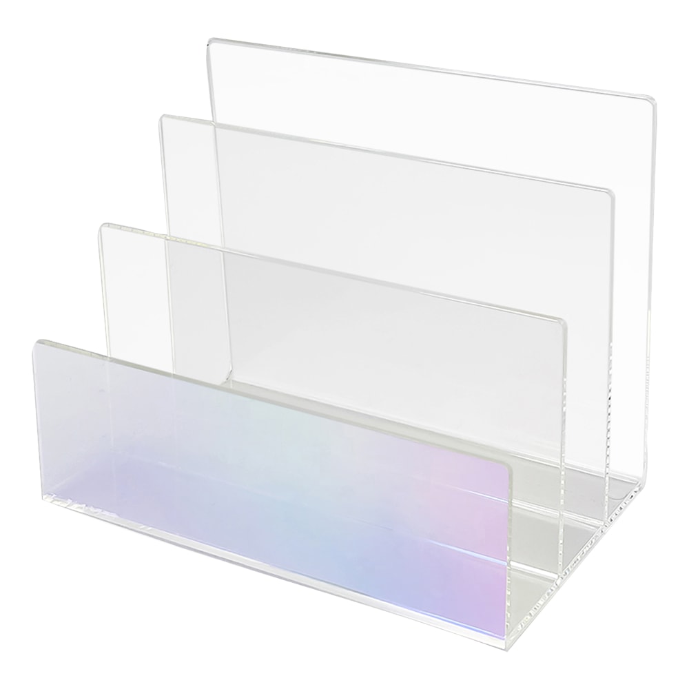 Realspace® Opaline Acrylic Letter Sorter, 5-11/16"H x