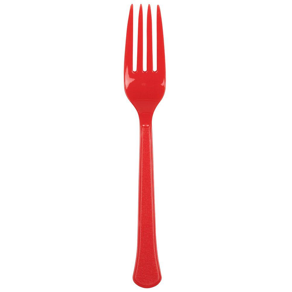 JAM PAPER Premium Utensils Party Pack, Plastic Forks,