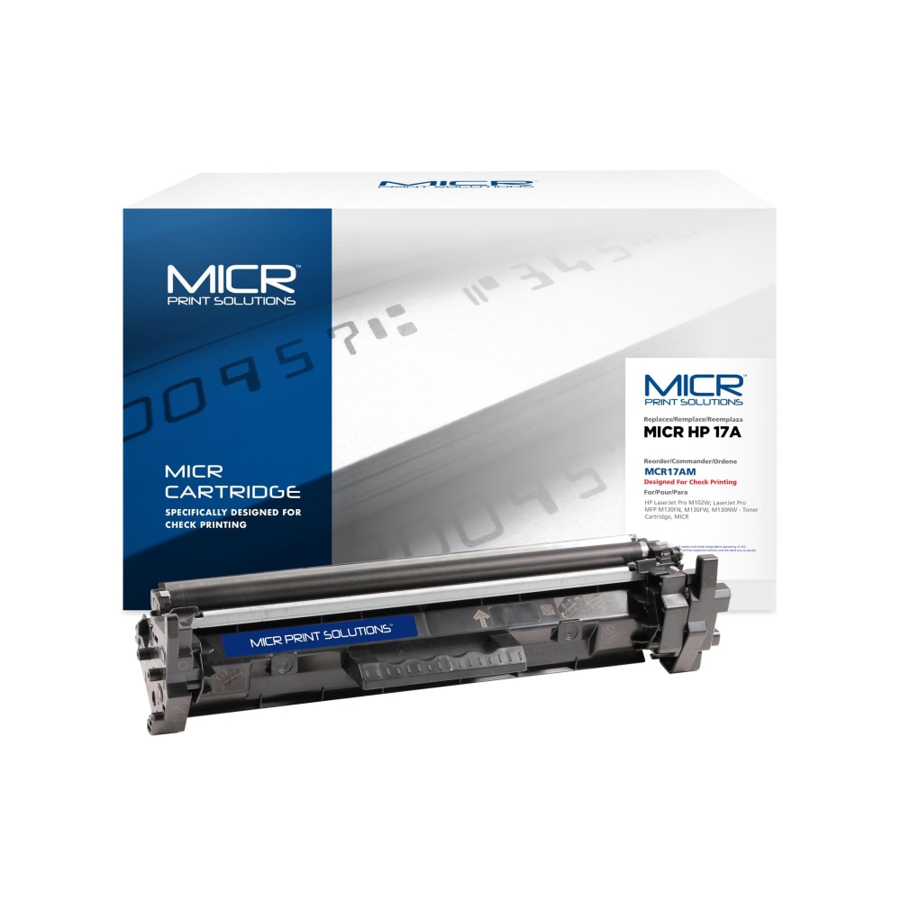 MICR Print Solutions Remanufactured Black MICR Toner Cartridge