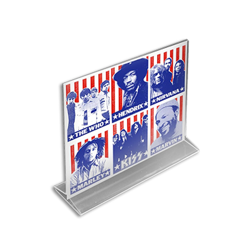 Azar Displays Top-Load Acrylic Sign Holders, 8 1/2"